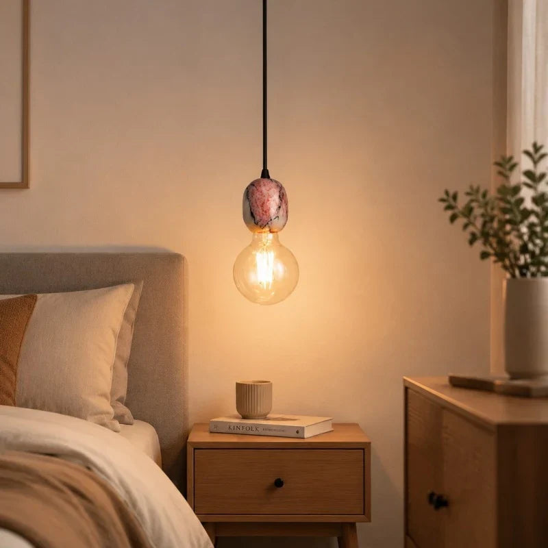 Bedroom styling scene