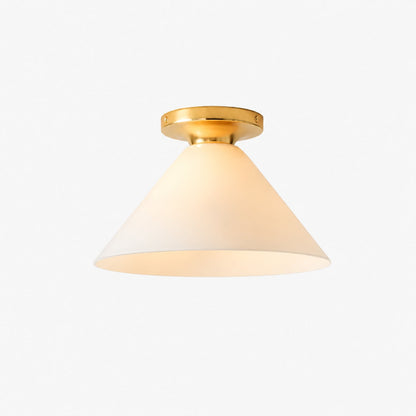 Conica Cone Flush Mount – Glas-Deckenleuchte für moderne Räume