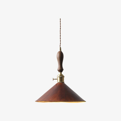Modern Minimalist Leather Shade Pendant Light