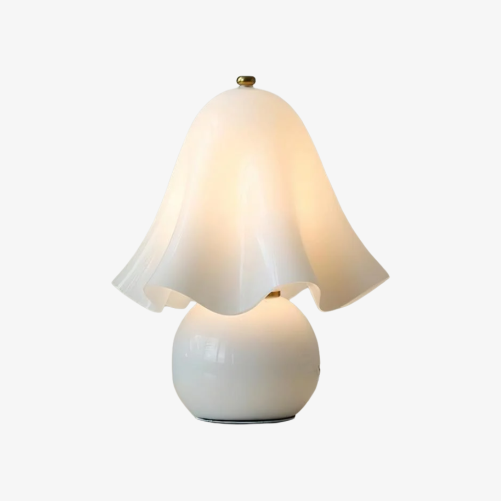 Bellina Elegant Glass Table Lamp – Sleek Design for Bedside or Desk