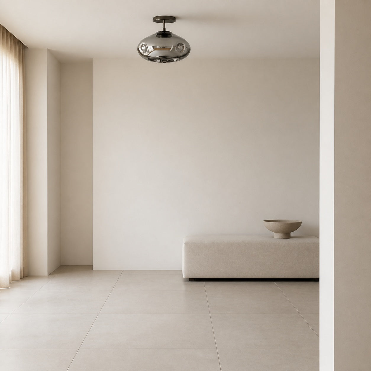Glissora Deckenleuchte aus reflektierendem Glas – Skulpturales Design, vielseitige Ausführung für Flur und Esszimmer