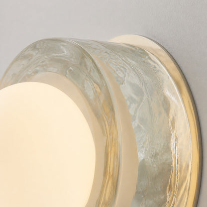 Vellaro Wall Sconce Glass and Metal Design - Timeless Style for Kitchen and Office Lighting