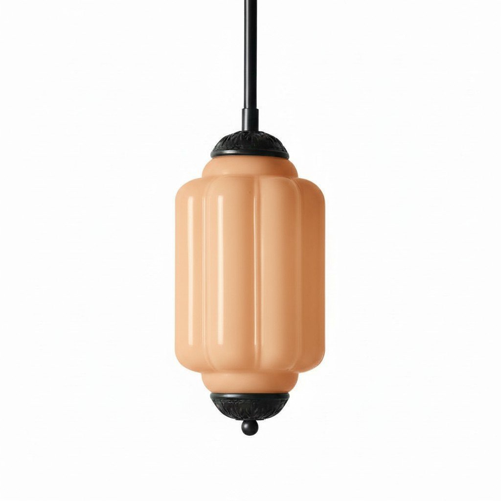Eloise Vintage Glass Chandelier - Milk Glass Home Accent