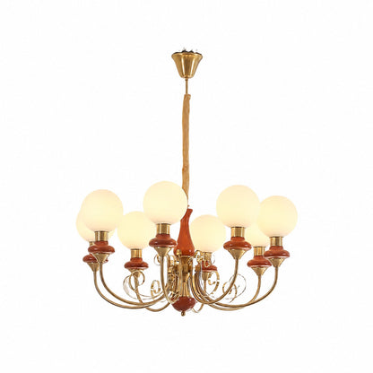 Radiara Chandelier - Layered Stone Disc Design Modern Luxury Style for Dining Room and Living Area