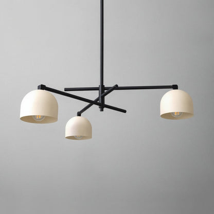 Metio Dome-Design Ceiling Chandelier - Elegant Lighting for Dining & Living Rooms