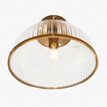 Luntra Deckenleuchte mit geripptem Glas – Elegante Deckenleuchte für Flure und Schlafzimmer