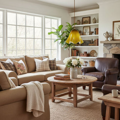 Bellina Sculptural Floral Pendant Light Contemporary Ceiling Fixture for Living Room