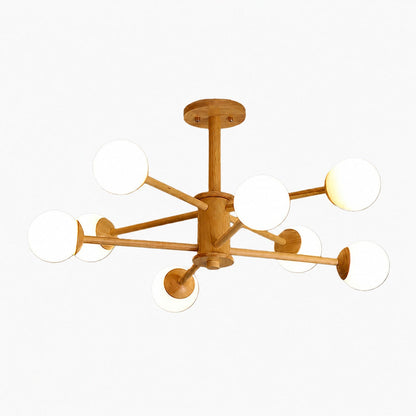 Orrise Molecular Design Ceiling Lamp - Artistic Branch Lighting Chandelier for Home Spaces