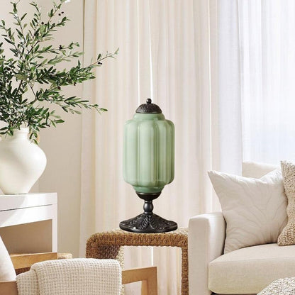 Eloise Tischlampe - Vintage Design Glas Tischlampe