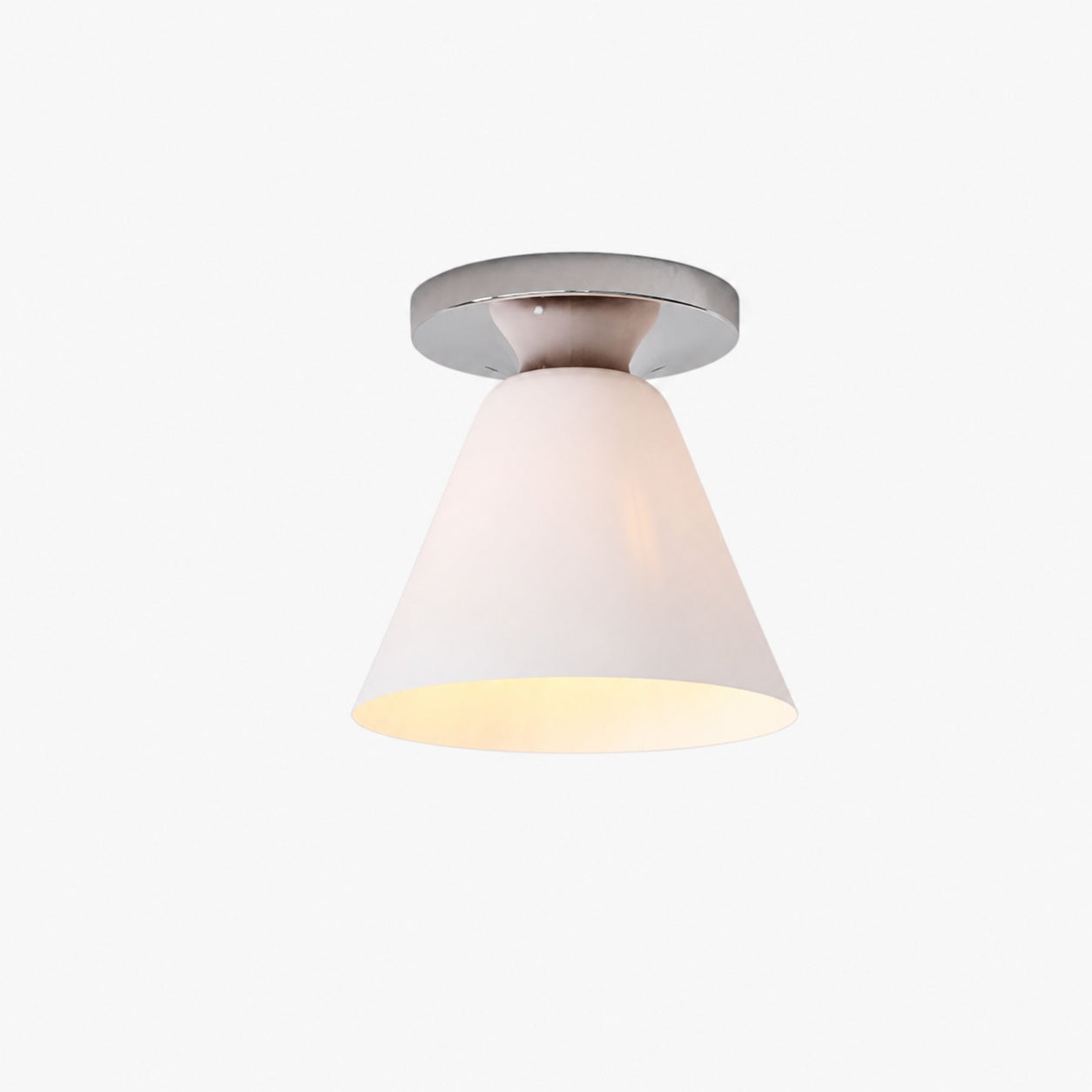 Conica Cone Flush Mount – Glas-Deckenleuchte für moderne Räume