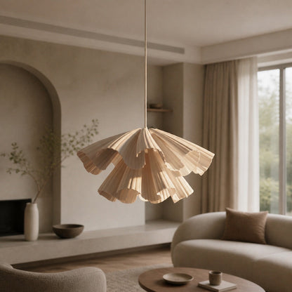 Elora Plastic Pendant Lamp – Lightweight Modern Design for Bedrooms or Living Rooms