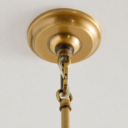 Sterling Minimalist Glass Pendant Collection - Vintage Brass Lighting Design
