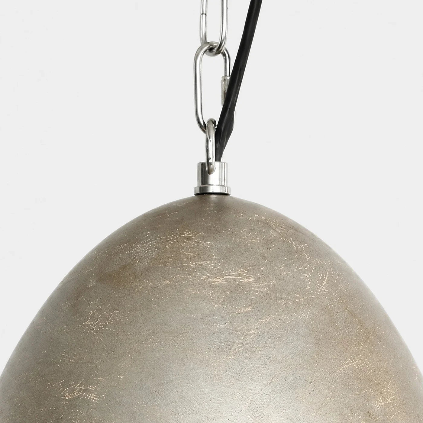 Vintage Distressed Metal Dome Pendant Light