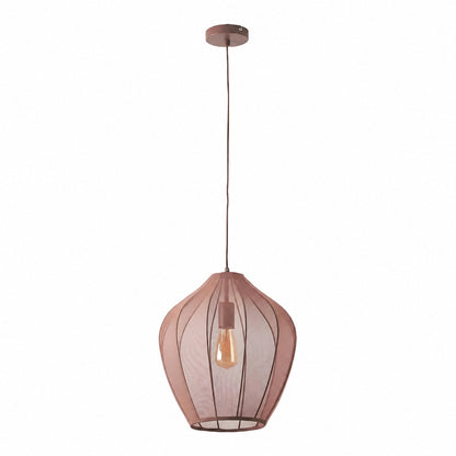 Lumifil Modern Mesh Pendant Light - Hanging Fabric Lghts are Suitable for Dining Rooms or Kitchen Islands