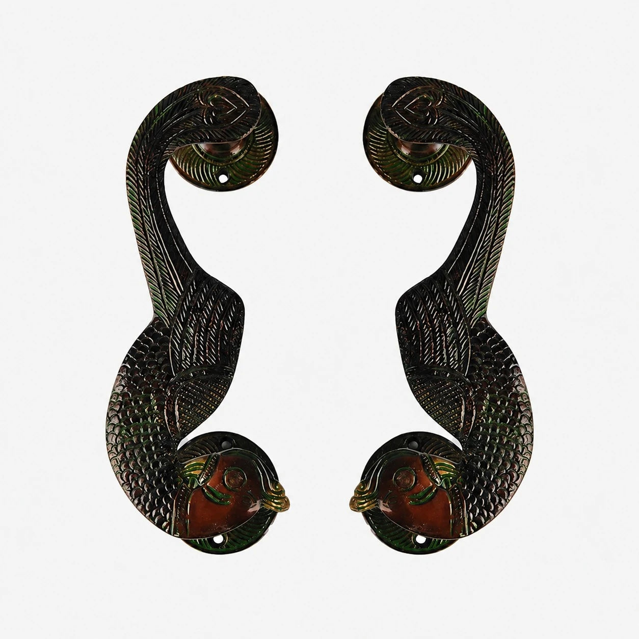 Handcrafted Brass Animal Door Handles 26