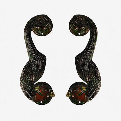 Handcrafted Brass Animal Door Handles 26
