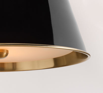 Forvara Metal Pole Pendant Light – Bell Shade for Kitchen Islands