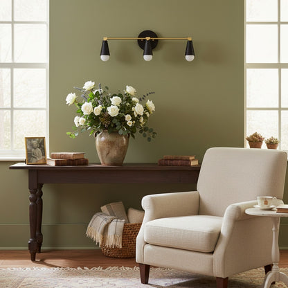 Pyralis Cone 3 Light Vanity Light - Modern Sconce