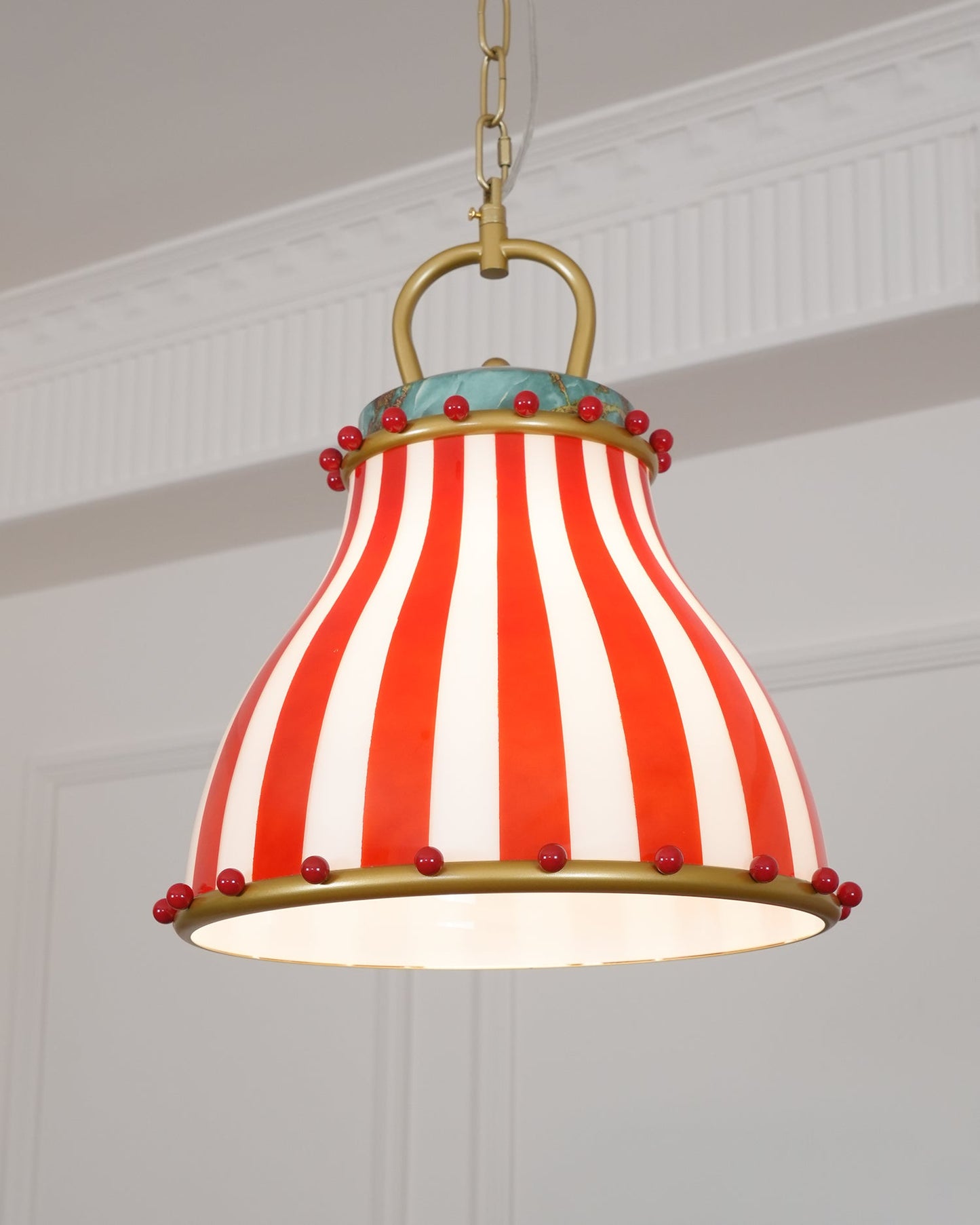 Dekoration Retro Glas Zirkus Pendelleuchte