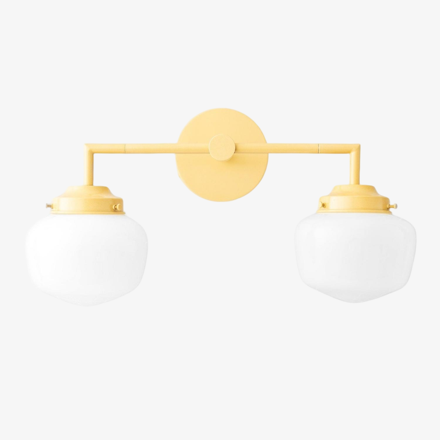 Opalume Glass Vanity Light – Vintage-Inspired Design – Perfect for Bathroom & Powder Room