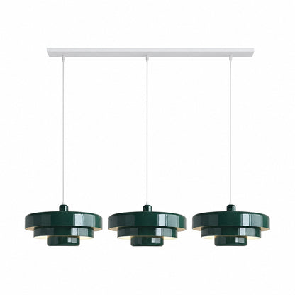Malero Triple Layer Macarons Pendant Light - Modern Disc Form Lighting for Dining Room or Lounge N52