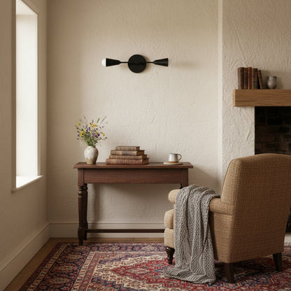 Mobilux Line Minimalist Vanity Light Fixture - Mid Century Bathroom Sconce