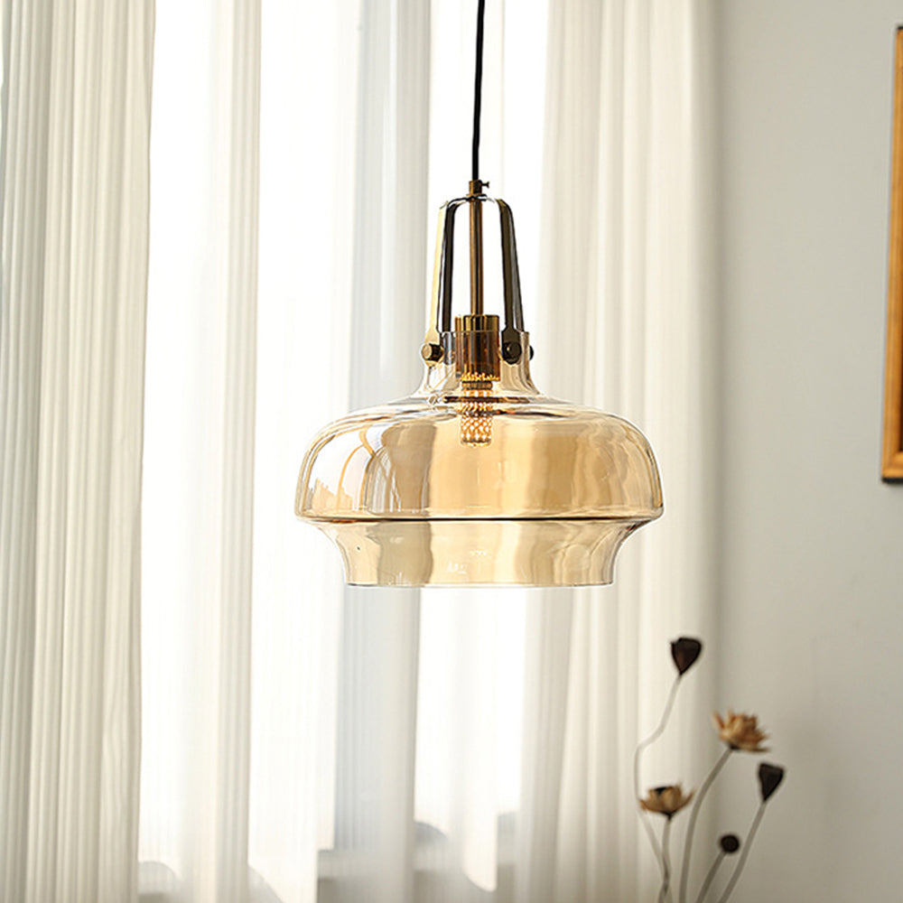 Modern Unique Shaped Fish Tank Glass Pendant Light