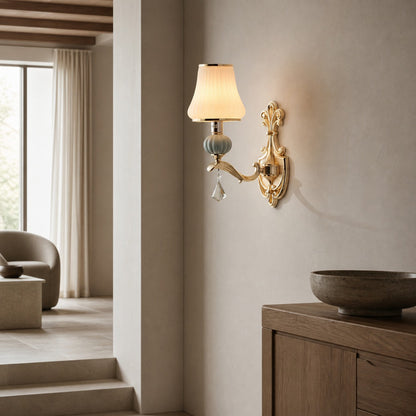 Sylvion Artistic Minimalist Wall Lamp – Sculptural Bedroom and Restaurant Wall Sconce Lighting