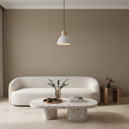 Cerawooda Modern Pendant Light - Clean Circle Silhouette for Living Area