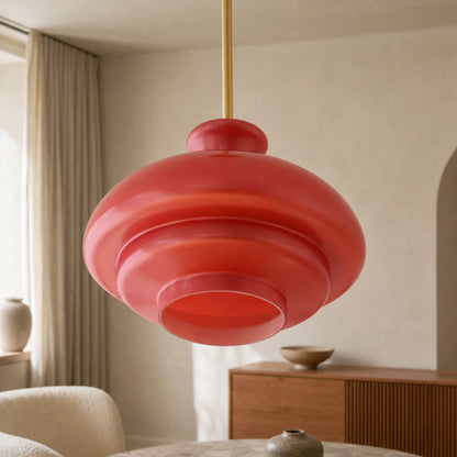 HaloVita Decorative Pendant Lamp – Minimalist Metal and Glass Pendant for Living Areas