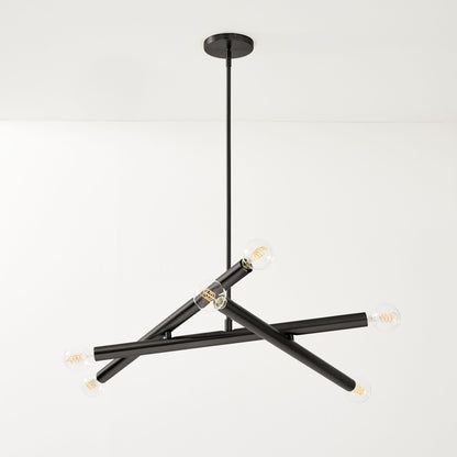 Borvia Adjustable Chandelier – Modern Trace Light with Flexible Arms for Bedroom or Staircase