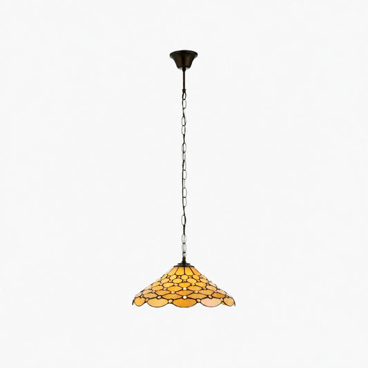 TF Pearl Pendelleuchte – Mit Glasschirm und verstellbarer Länge für Esszimmer und Küchen