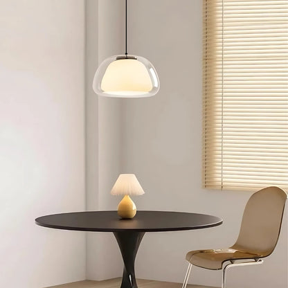 Moderne nordische Jelly Glas Pendelleuchte für Kücheninsel