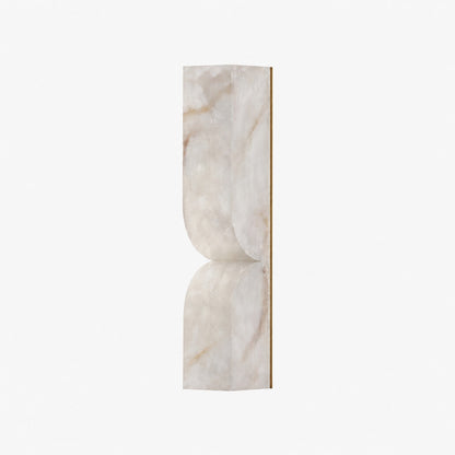 Modern Rectangular Alabaster Wall Lamp – Minimalist Sconce for Bedroom Hallway Living Room