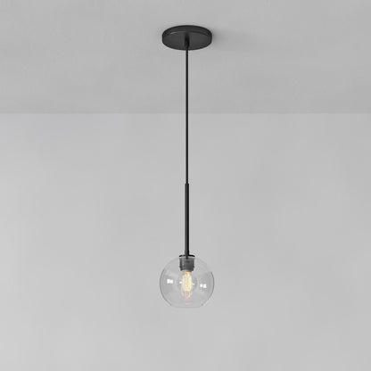 Selvion Sculptural Globe Pendant Light - Modern Glass Pendant Lamp - Sleek Design