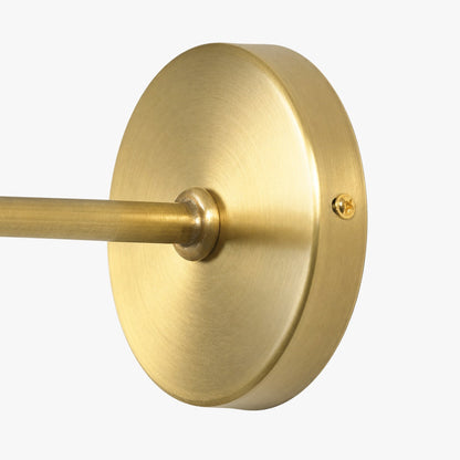 Gilda Fabric Drum Shade Wall Sconce - Modern Brass Accent Light for Bedroom and Hallway