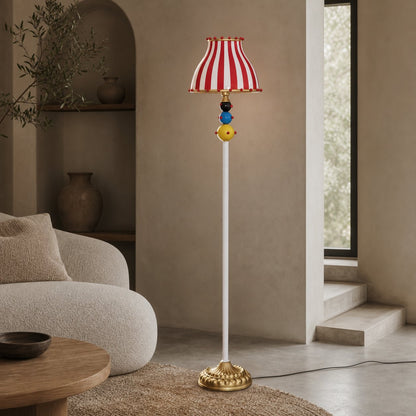 Festilo Circus Sculptural Floor Lamp – Curved Arch Metal Design Floor Fixture for Living Spaces
