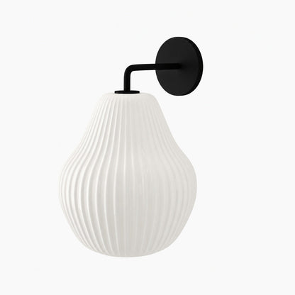 Rivrona Wandleuchte aus geripptem Glas – elegante, moderne Beleuchtung für Flur und Schlafzimmer
