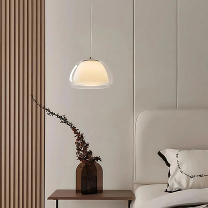 Moderne nordische Jelly Glas Pendelleuchte für Kücheninsel