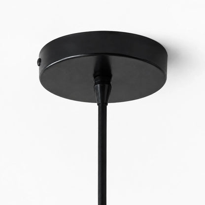Textured Black Mesh Pendant Light 7