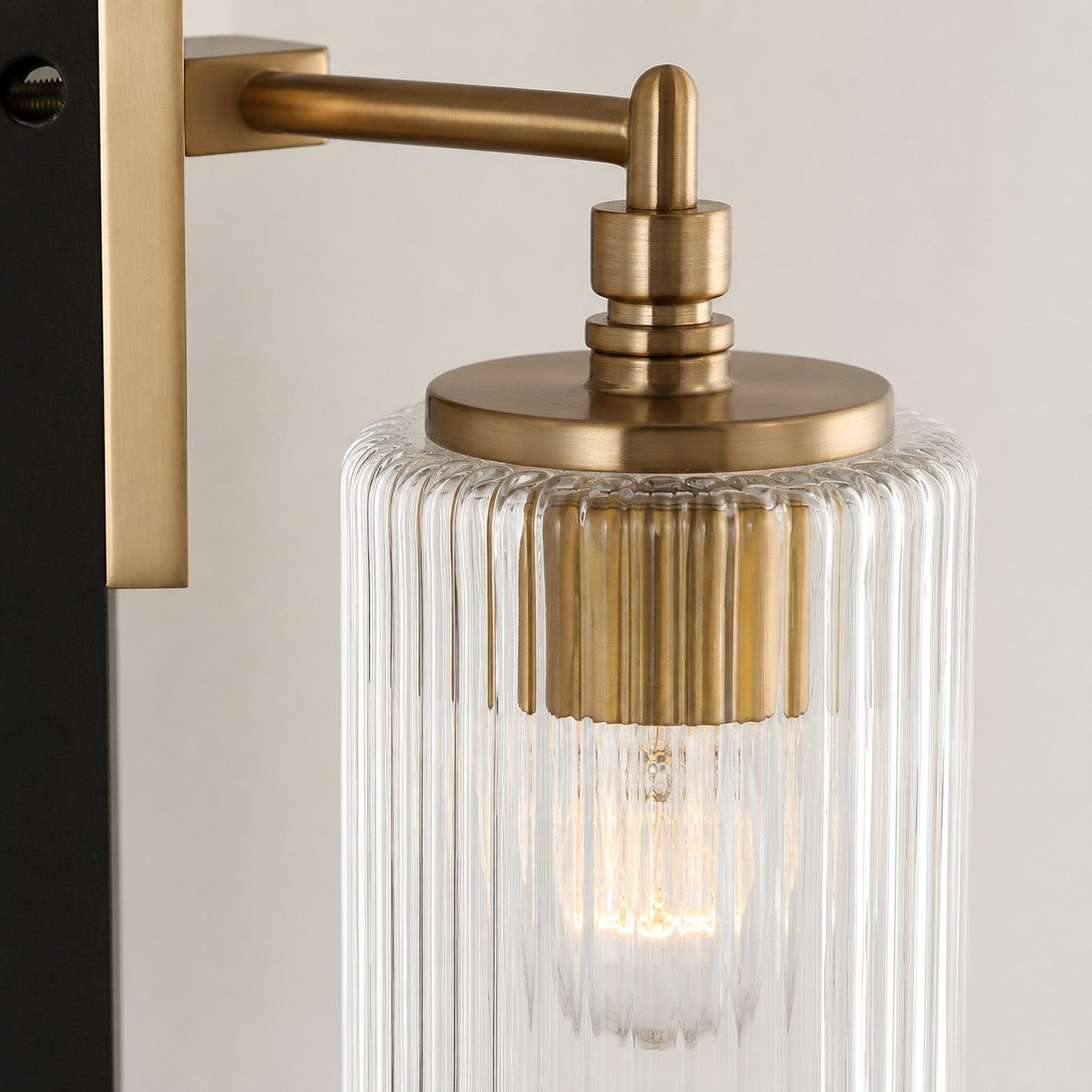 Lirra 3-Light Vanity Light Dimmable Glass Metal - Modern Design for Bathroom and Bedroom