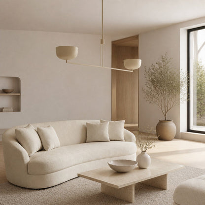 Lustrona Mehrflammiger Kronleuchter mit Metallkuppelschirmen – Modernes, stromlinienförmiges Design für das Esszimmer
