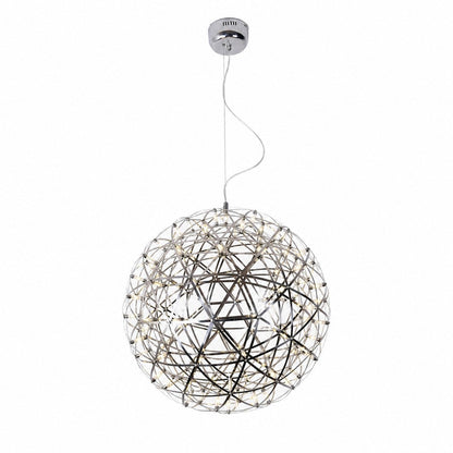 Silver Spark Ball Pendant Light