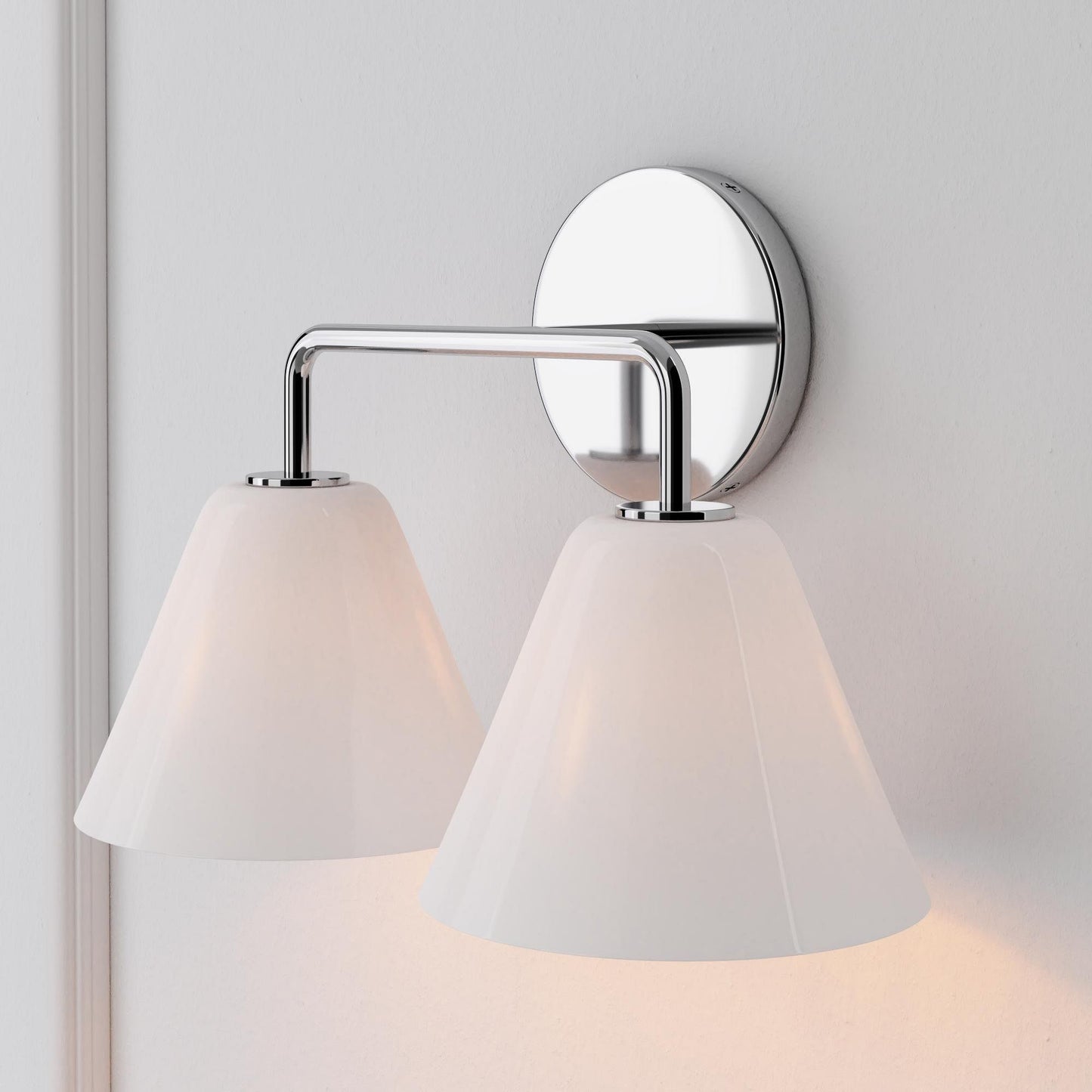 Conica Cone Wall Sconce - 1, 2, 3-Light Modern Glass Lighting