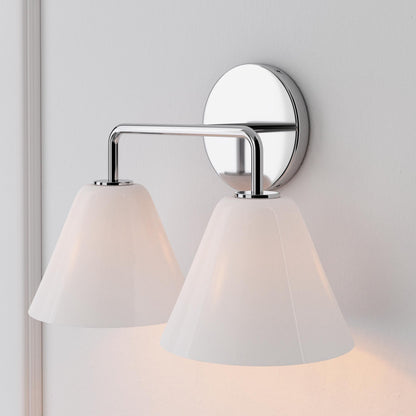 Conica Cone Wall Sconce - 1, 2, 3-Light Modern Glass Lighting