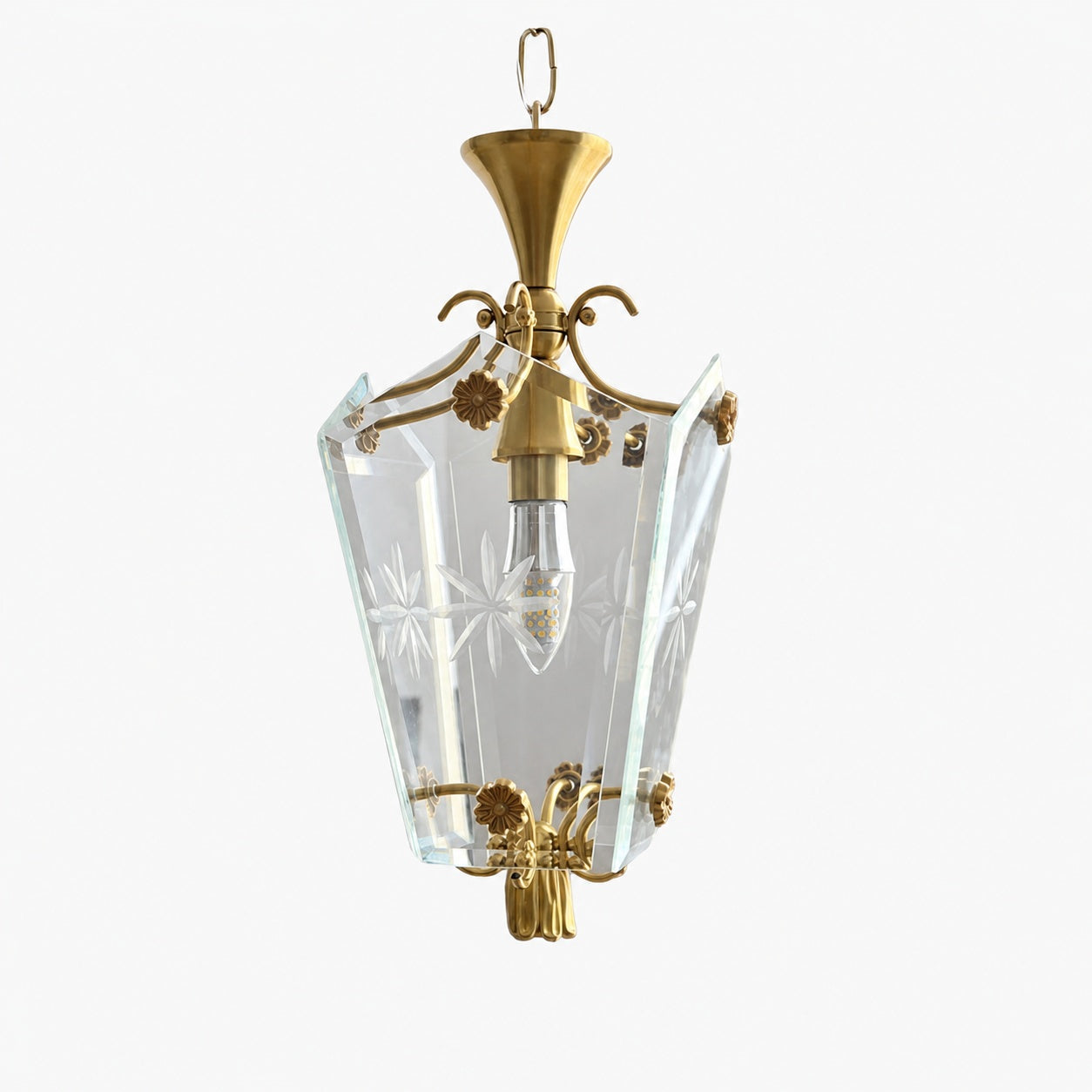 Kerise Sleek Glass Shade Pendant - Designer Ambient Light for Open Spaces or Lounges