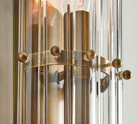 Lumora Crystal Wall Sconce – Elegant Lighting for Hallway & Bedroom