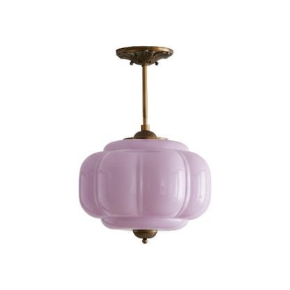 Eloise Vintage Glass Chandelier - Milk Glass Home Accent