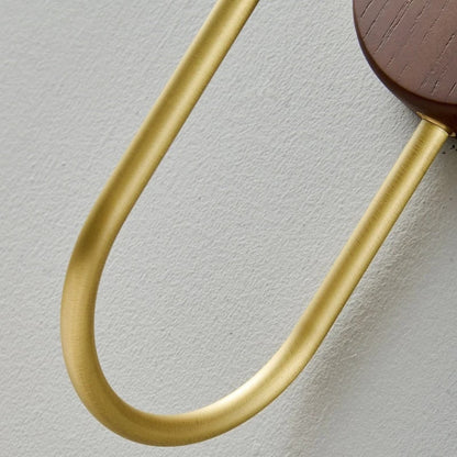 Solid Wood Fabric Wall Sconce