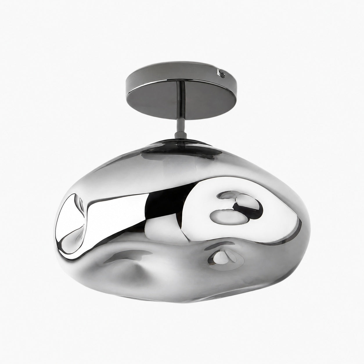 Glissora Deckenleuchte aus reflektierendem Glas – Skulpturales Design, vielseitige Ausführung für Flur und Esszimmer